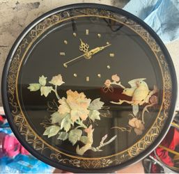 Asian mother of pearl clock