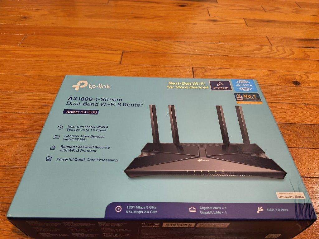TP-Link Archer AX20 AX1800 Dual-Band Wi-Fi 6 Router
