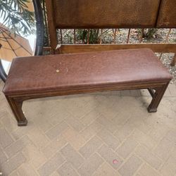 Leather Bench