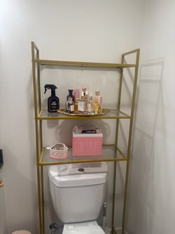 Gold Bathroom Stand