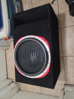 15” Orion subwoofer 2500 watts rms with double baffle ported enclosure