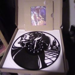 Beauty And Beast Clock And Picture Frame 