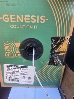 Genesis Cable 18/2 Stranded Shielded Plenum Cable