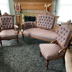 Antique Sofa And Chairs
