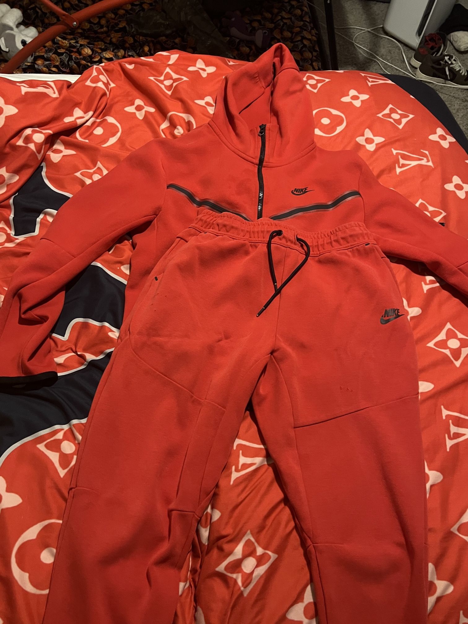 Nike Tech Fleece “Red” Tracksuit