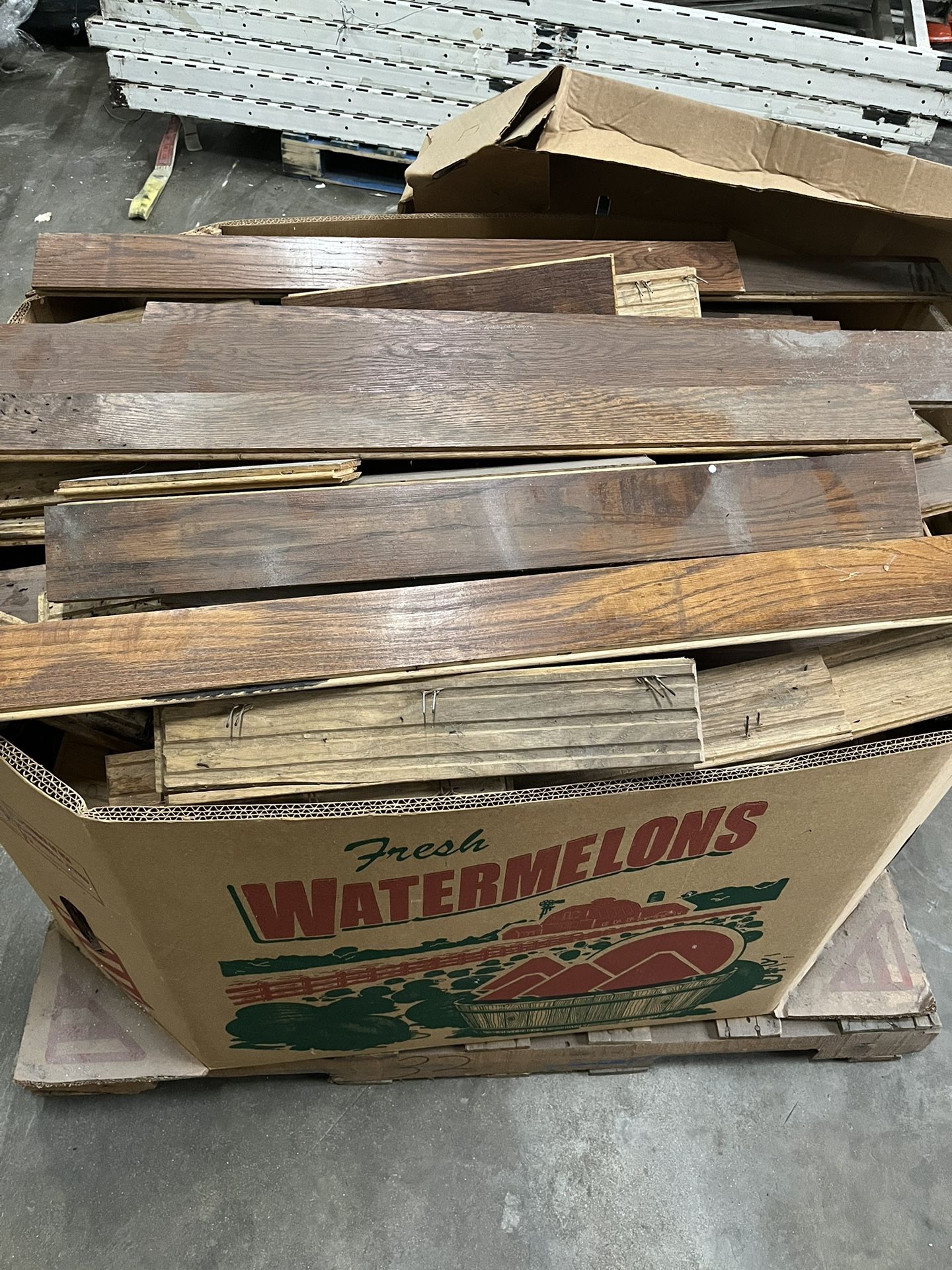 Pizo De Madera Usado