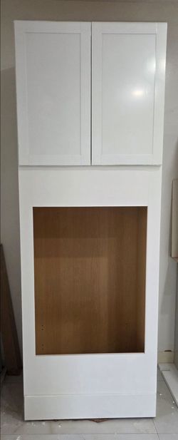 White Kitchen Shaker Pantry Cabinet Brand New 33x96
