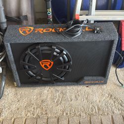Rockville 12inch Compact Sub With Built In Amp