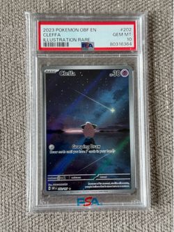 Cleffa IR OBF-EN 202/197 PSA 10 Pokemon TCG