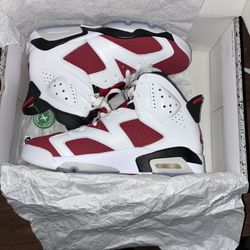 Air Jordan 6s Carmine 