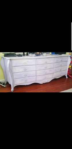 Large wood French dresser
