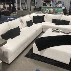 White 4pcs Sectional🤍