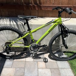 Excellent Nishiki Pueblo 24" Wheel Mountain Bike Ready To Ride with 21 Speed.