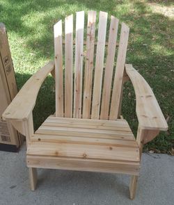 Unfinished Wood Patio Adirondack Chair for Sale in Valrico FL
