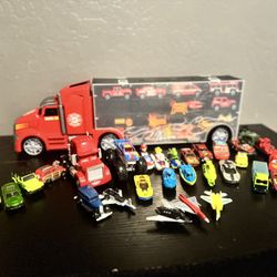 Assorted Cars Jets And Boats