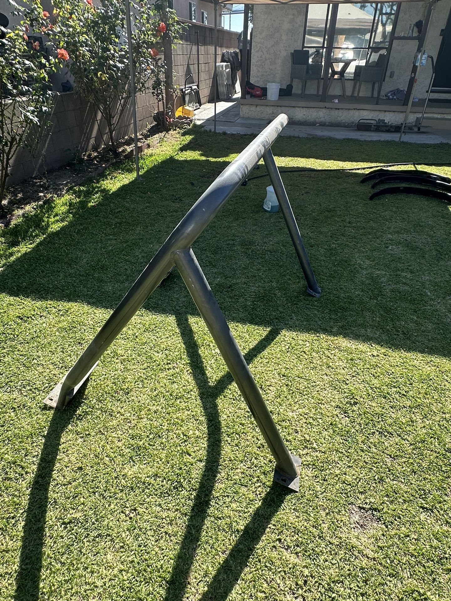 Jeep Cj7 Oem Factory Roll Bar 80-86 Silver