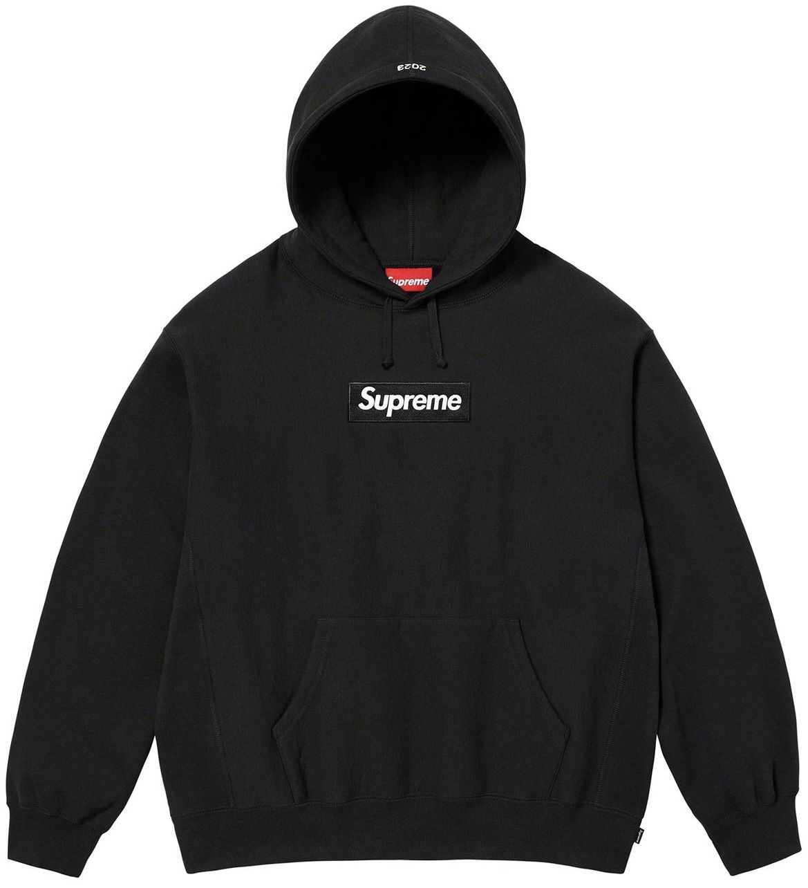 Supreme Box Logo Hooded Sweatshirt (FW23) Black - L