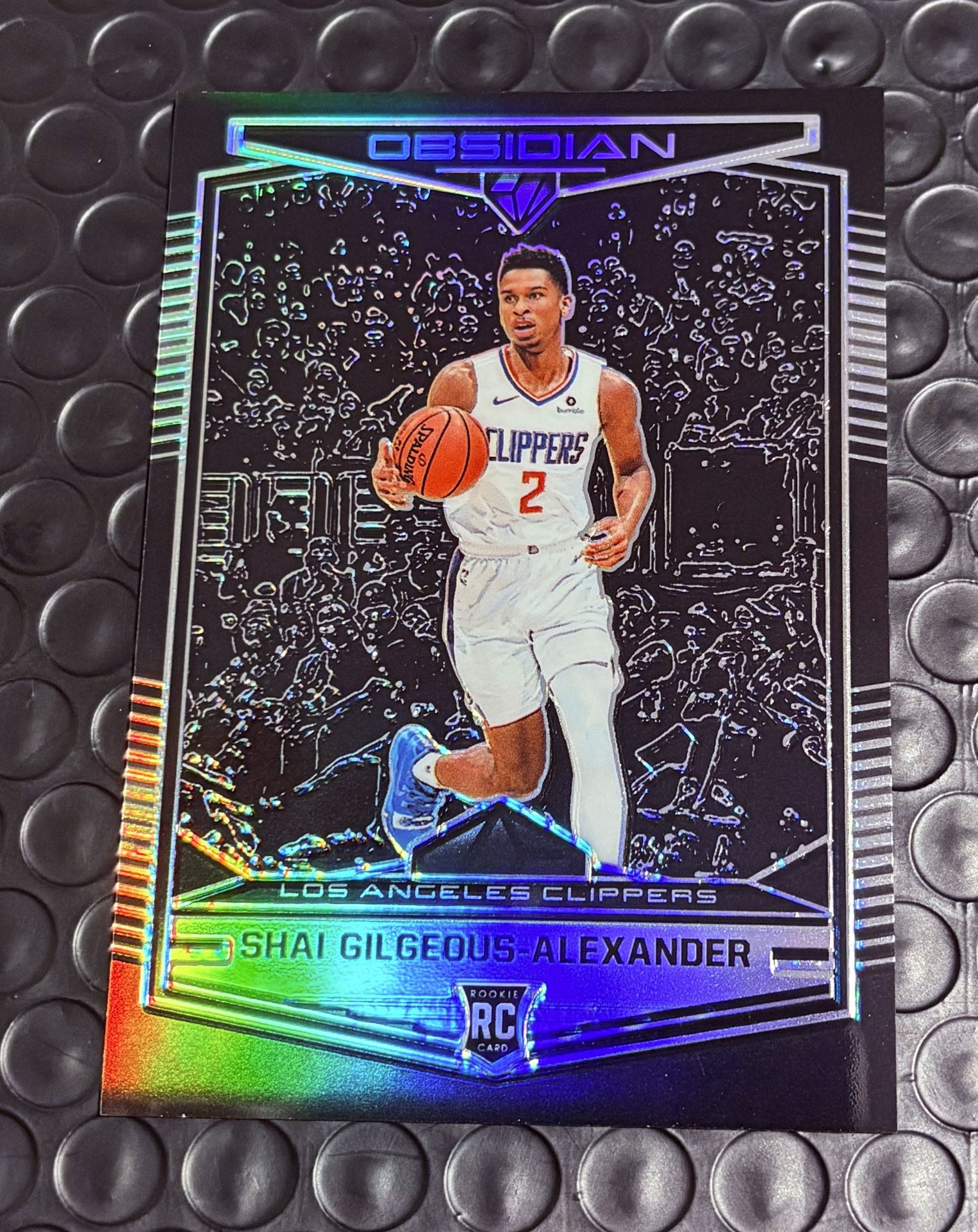 Shai Gilgeous-Alexander 2018-19 Panini Obsidian #579 Prizm Rookie RC 