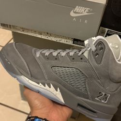 Jordan 5 Wolf Grey Sizes 9, 10, 11