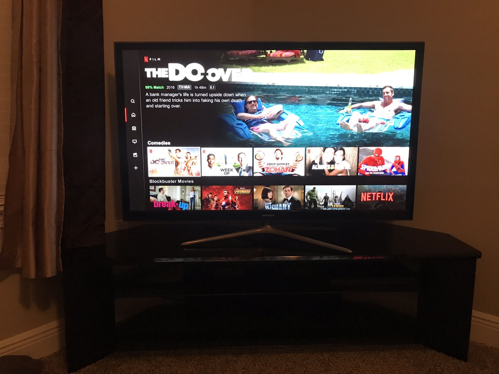 Samsung tv w/ stand