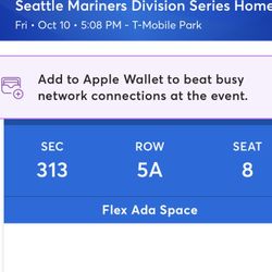 Mariners Ticket 