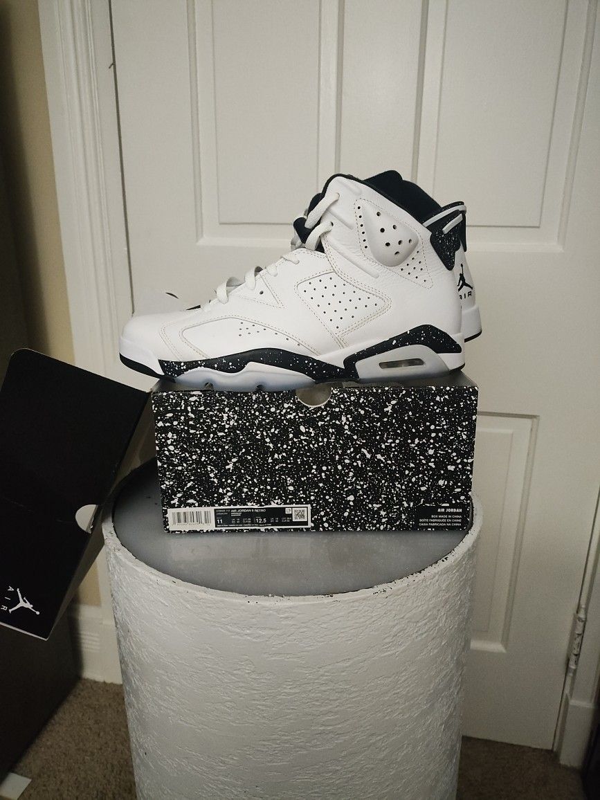Air Jordan 6 Retro White/Black Size 11