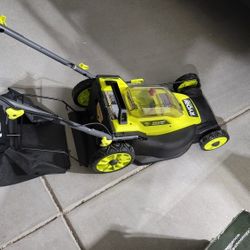 Ryobi 16 online inch lawn mower