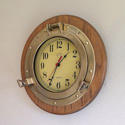 Vintage J R Ritchie Clock Nautical Porthole for Sale in Newport