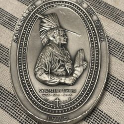8oz Pierre, Silver Median of Sovereign Nations Of The Osage