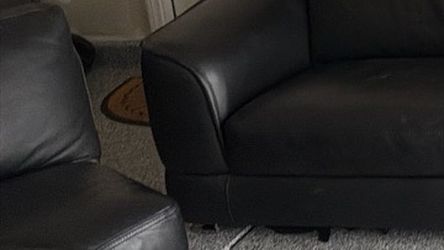 Black Leather Armchair