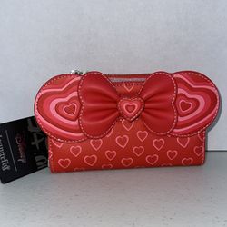 Mickey and Minnie Mouse Valentines Day Loungefly Wallet