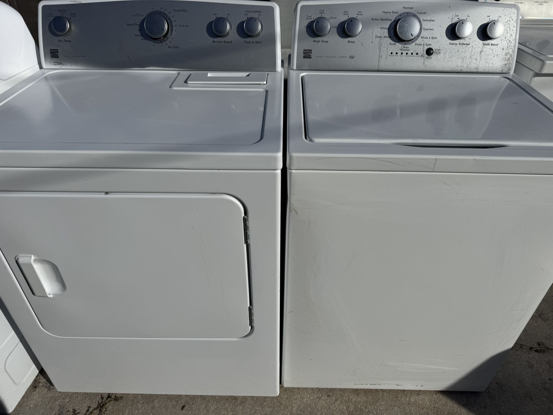 💯‼️‼️ 😁😍NICE! SOLID HEAVY DUTY SUPER CAPACITY PLUS KENMORE WASHER & DRYER SET IN VERY GOOD CONDITION ‼️