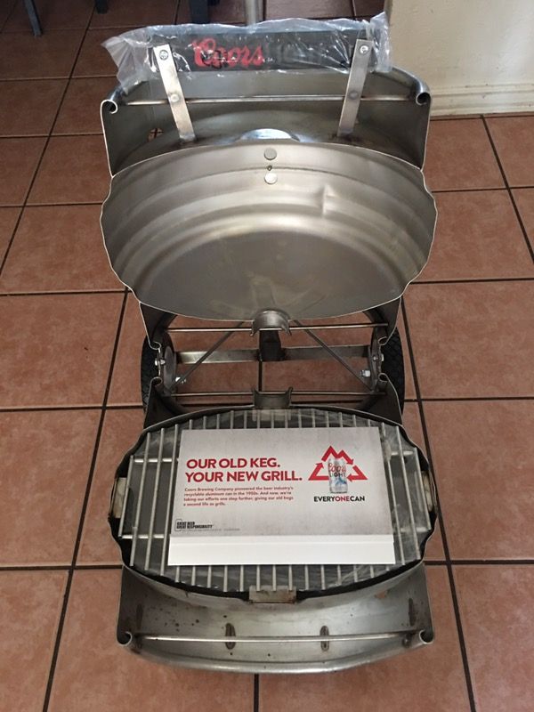 Coors Light Quarter Keg Grill
