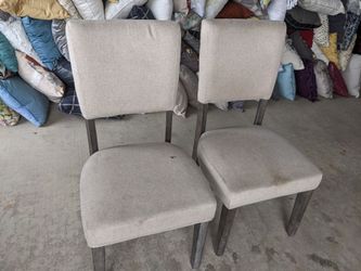 Pair of dining room chairs