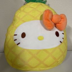 Squishmallows Sanrio Hello Kitty 14’’ Pineapple