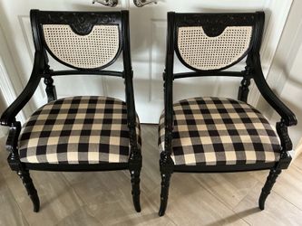 Set of Two Vintage Arm Chairs