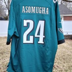 Philadelphia Eagles Nnamdi Asomugha Green Home Jersey 