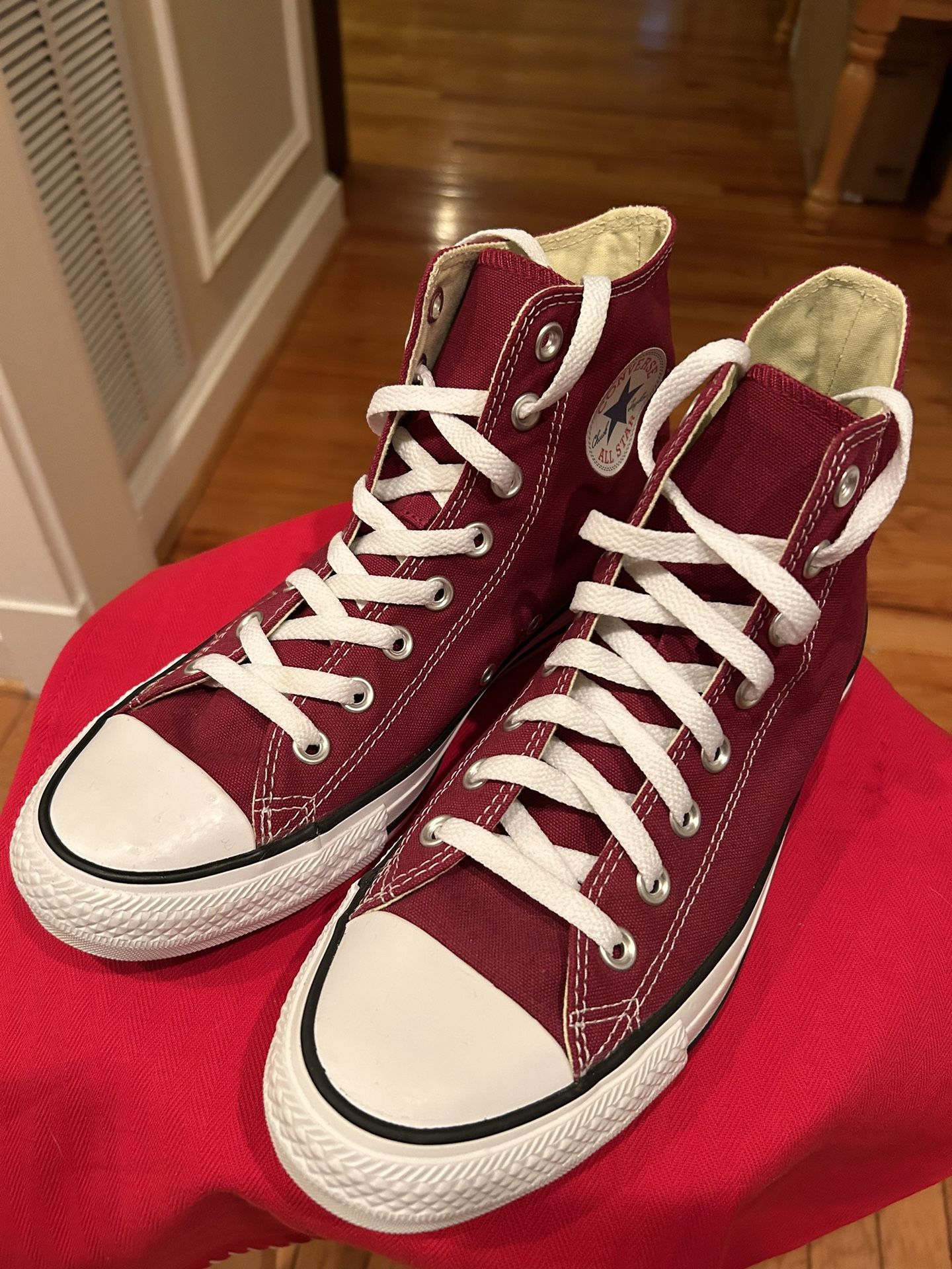 Converse Burgundy High Top