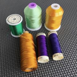 Lot of 6 Machine Embroidery Sewing Quilting Threads