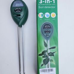 3-in-1 SOIL DETECTOR BRAND NEW