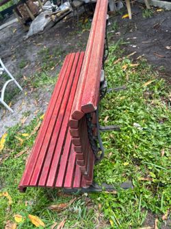 Indoor outdoor Patio teak Wood and wrought heavy Benches  51 inches  Width .