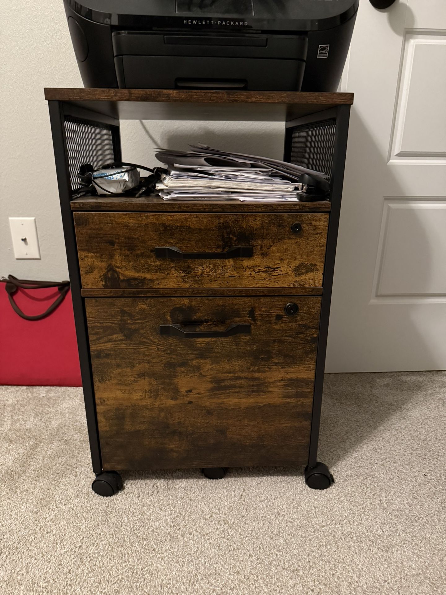Brown Filing Cabinet