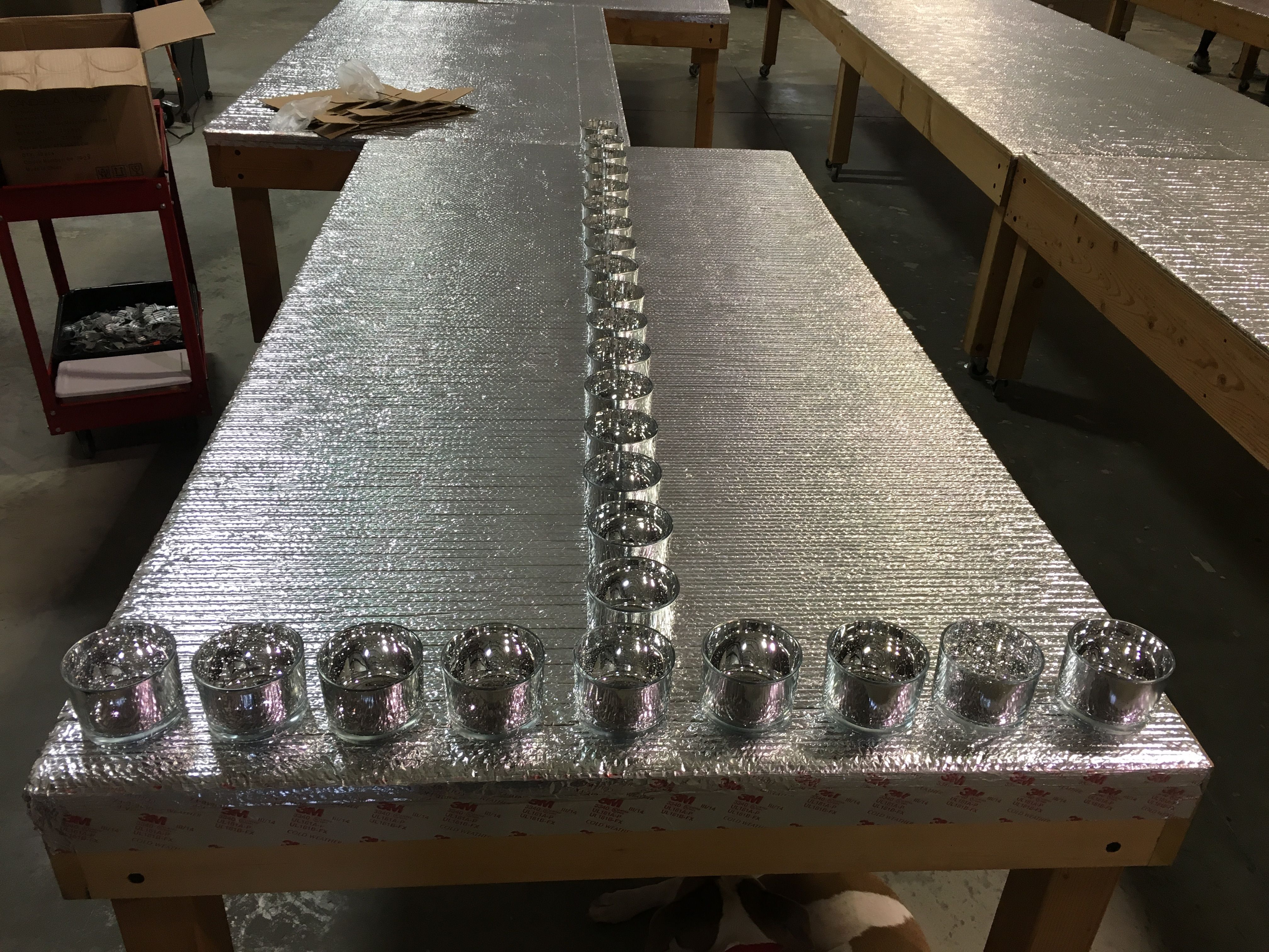 8x4 Production/Warehouse Wood Table