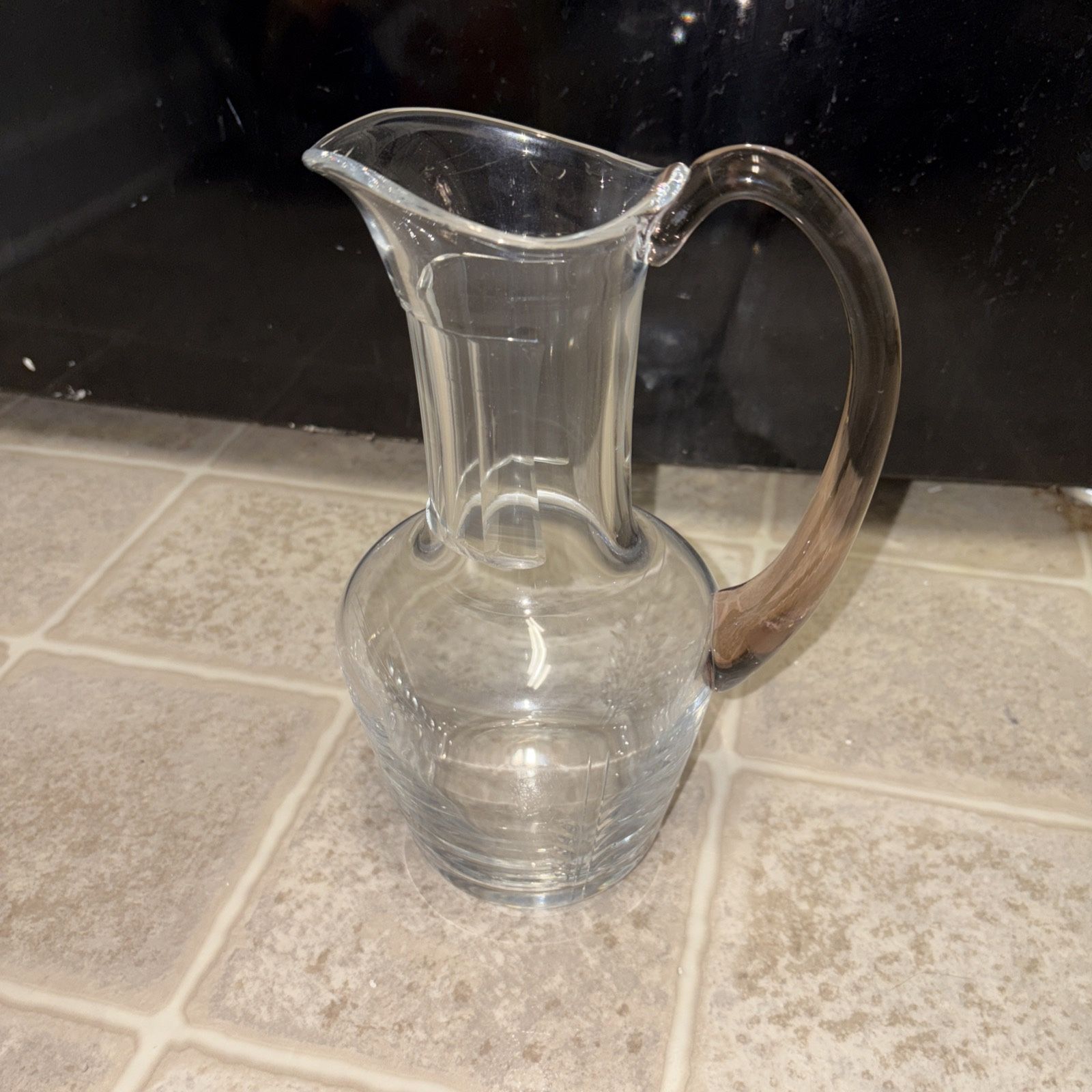 Orrefors Crystal/Glass Pitcher 9 In