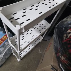 Little Storage Shelf With Wheels