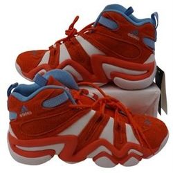  Adidas Men's Crazy 8 'Team Orange' Sneakers Size: 10.5, Like-New