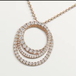 Cartier, Rose Gold diamond necklace