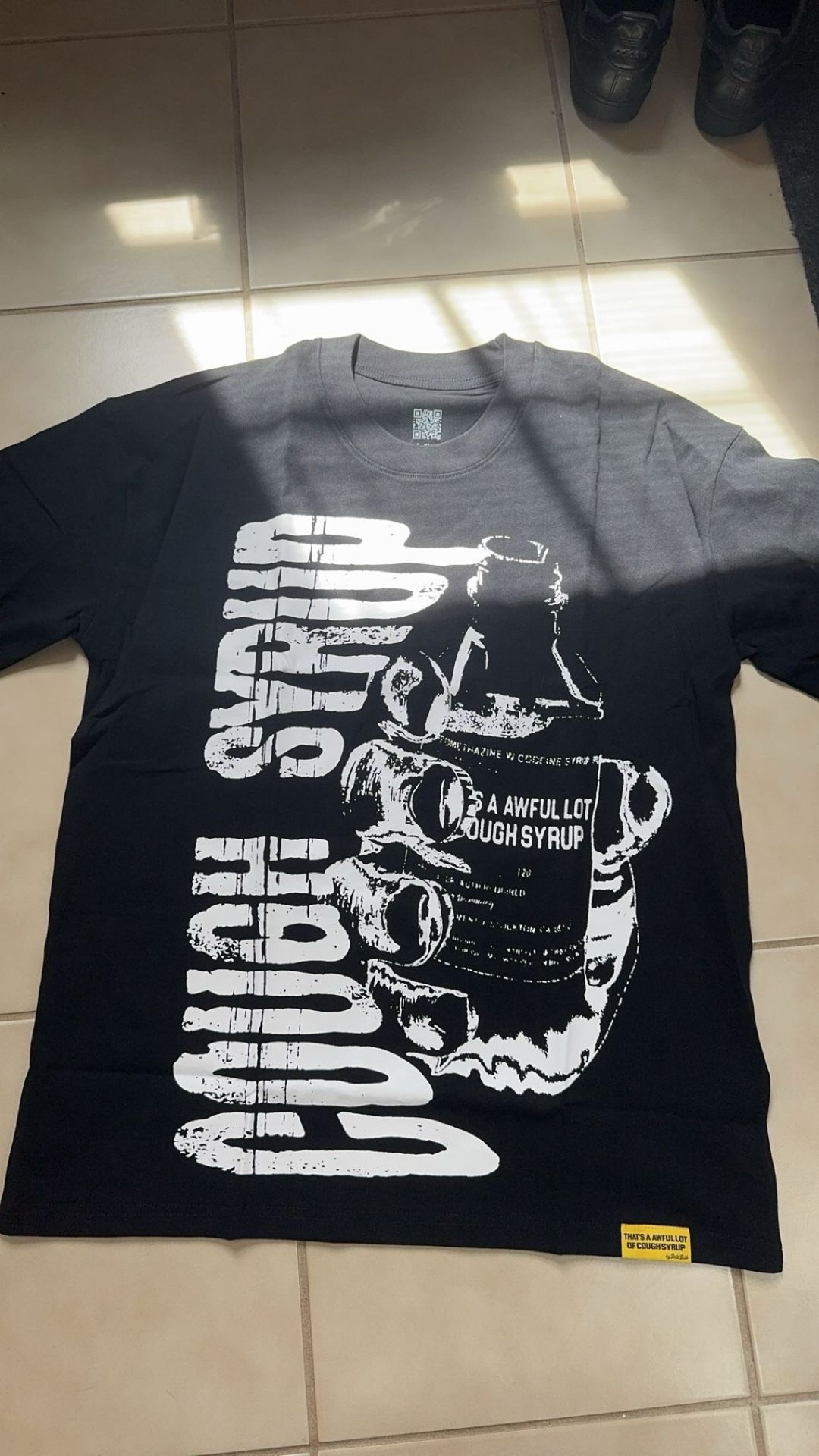 awful alot of cough syrup