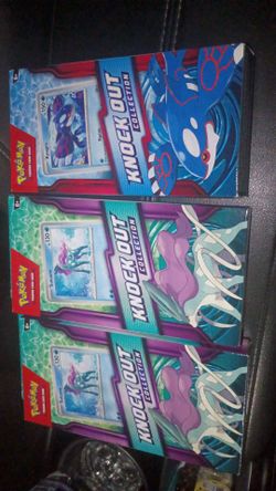 Pokémon Knock Out Collection Box Set – Kyogre & Suicune