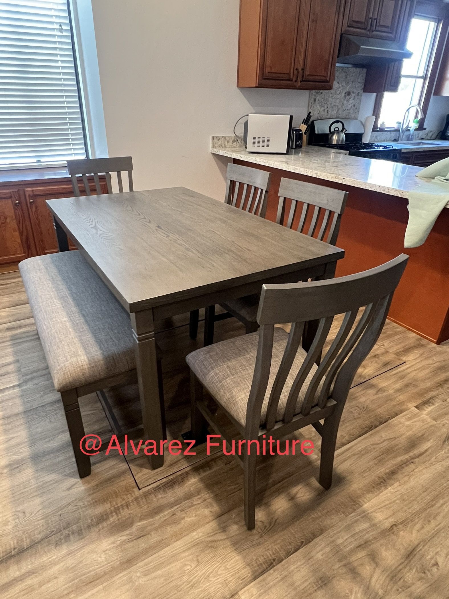Dining Table Set With Bench